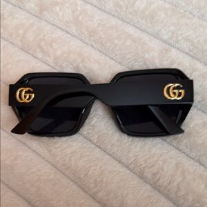 Black and Gold Sunglasses